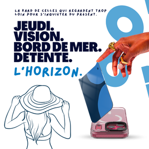 L'horizon.