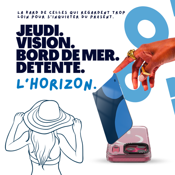 L'horizon.